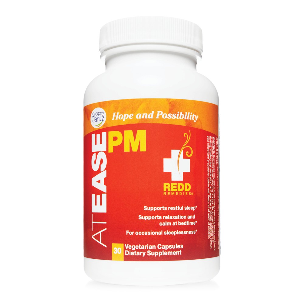 Redd Remedies- At Ease PM- Natural Sleep Aid- Supports Relaxation- 30 Capsules
