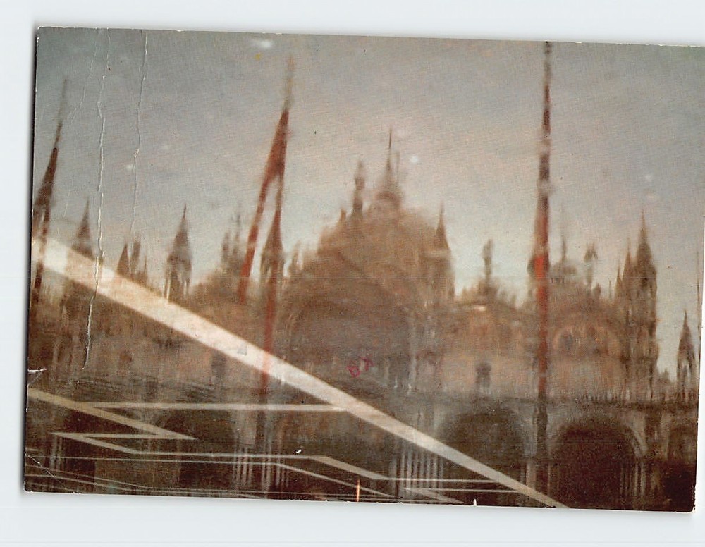 Postcard St. Mark's Basilica Venice Italy