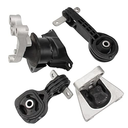 Set of 4 Engine Motor and Trans Mount Compatible with 2006-2011 Honda Civic 1.8L