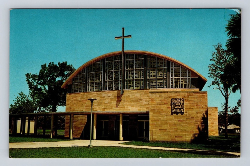 St. Augustine FL-Florida Prince Of Peace Church Mission Grounds Vintage Postcard
