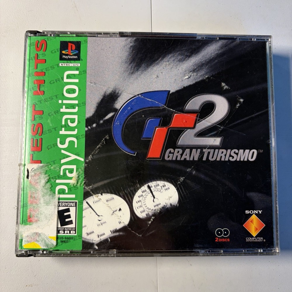 Gran Turismo 2 Greatest Hits (PS1, 1999) CIB W/ Both Manuals Discs Clean