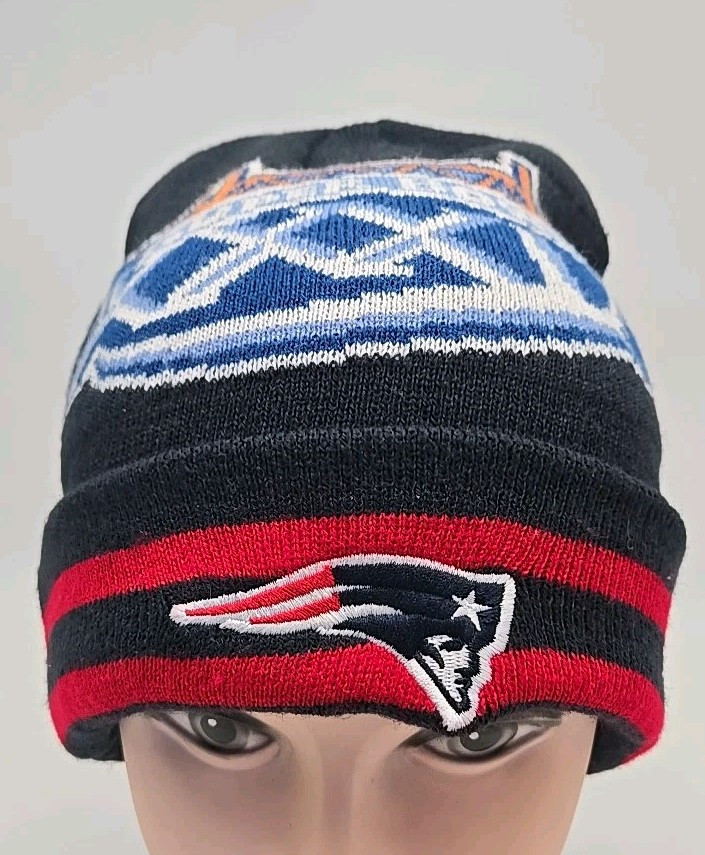 Vintage 2005 New England Patriots Super Bowl XXXIX Tom Brady New Era Beanie