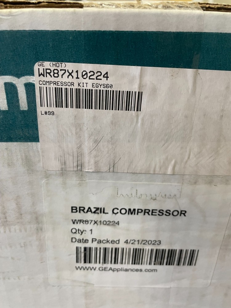 OEM GE WR87X10224 Refrigerator Compressor Kit (BRAND NEW)