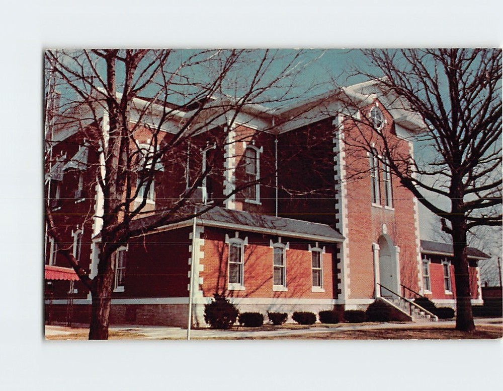 Postcard Washington County Courthouse Nashville Illinois USA