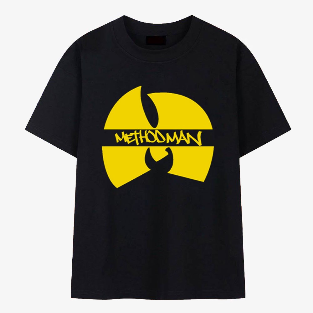 Method Man T-Shirt Wu-Tang Clan Logo Tical 90s Hip Hop Rap Tee Old School New