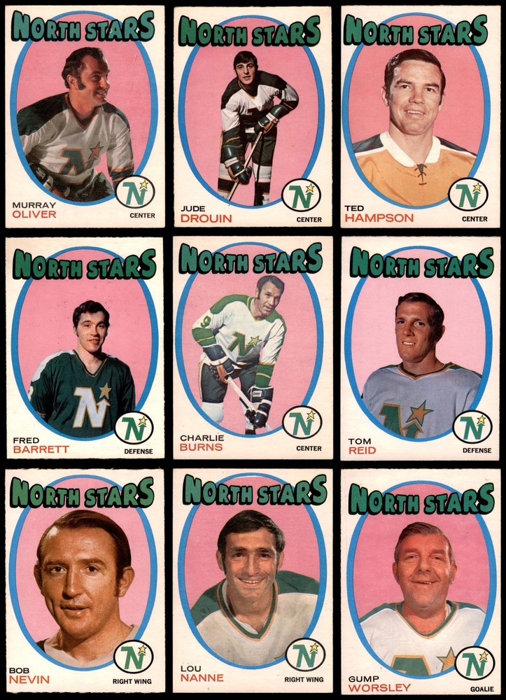 1971-72 O-Pee-Chee Minnesota North Stars Team Set 5.5 - EX+ 6026127