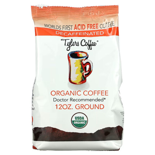 Organic Coffee Decaffeinated  Acid-Free 12 Oz By Tylers Coffee-image