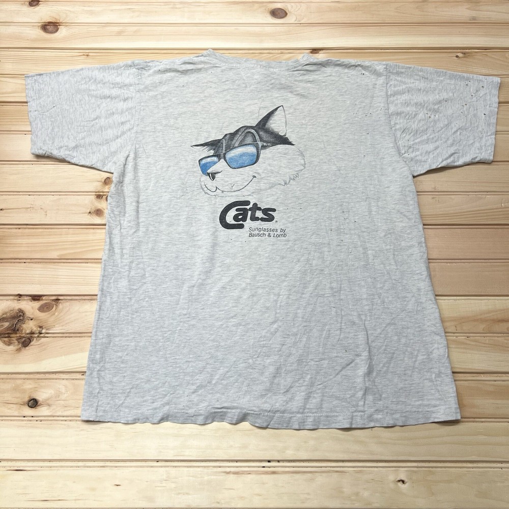 Vintage 1990’s Ray-Ban Cats “NOT FOR RESALE” XL Single Stitch Lightly Distressed