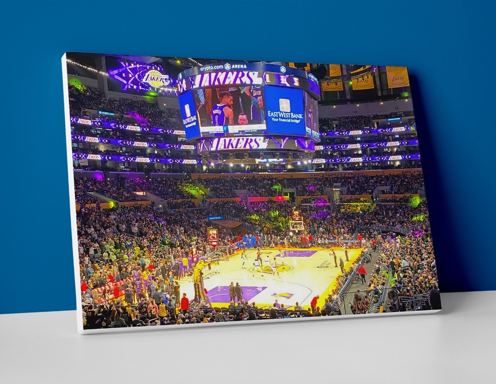 Los Angeles Lakers Arena Poster or Canvas -  Los Angeles Lakers Wall Art