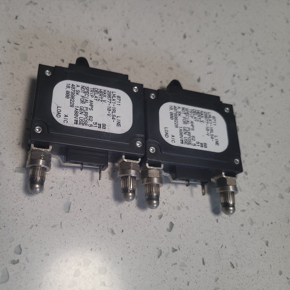 Airpax 50 Amp Breaker LMLK1-1RLS4-29877-10-V Bullet Style