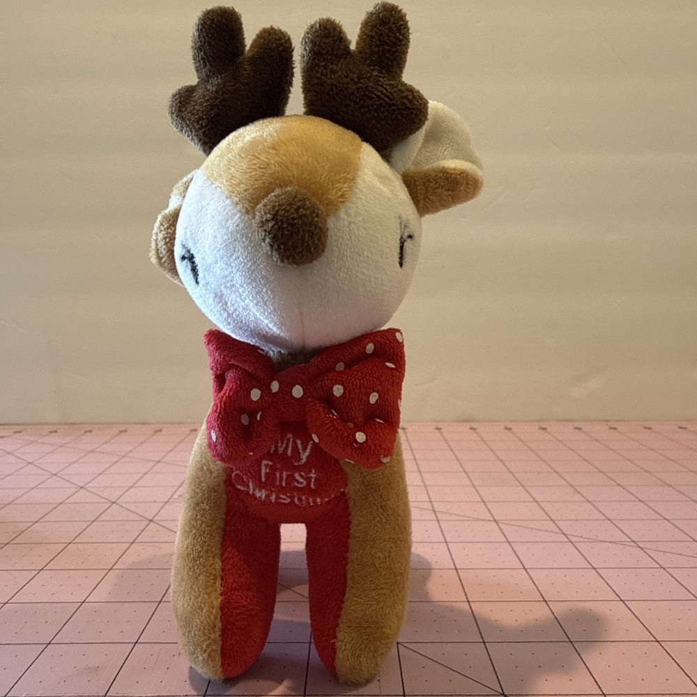 My 1st Reindeer Holiday Christmas Plush Infant Toy 7”
