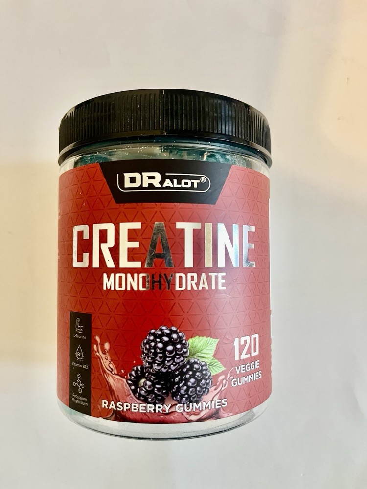 Creatine Monohydrate Gummies More 15% Strength(120 Veggie Gummies)