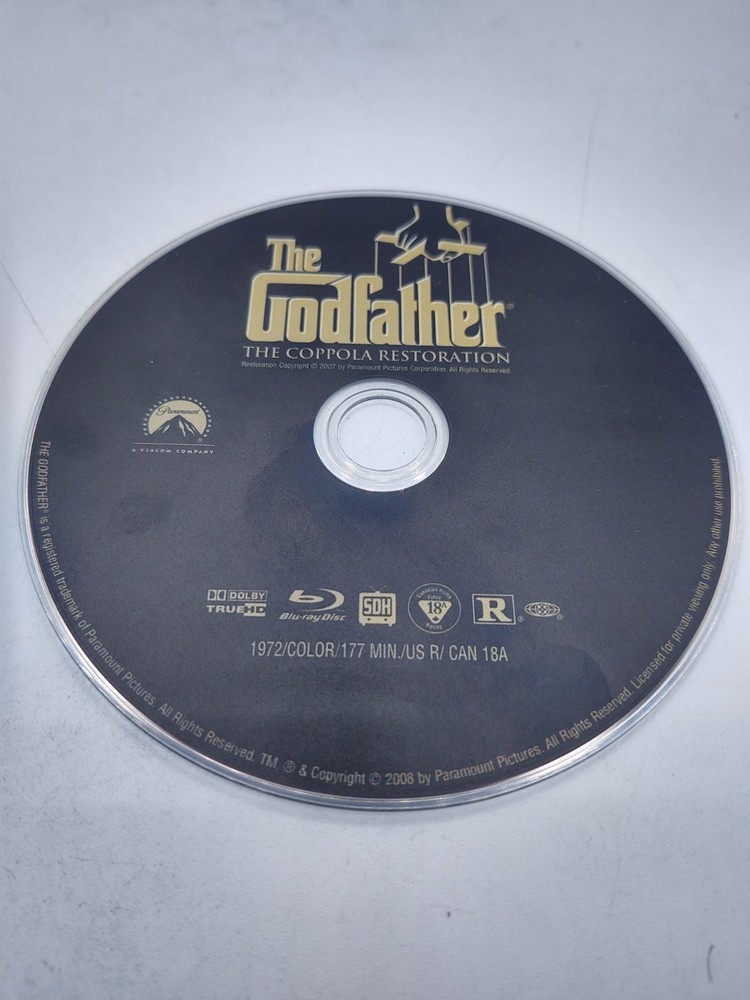 BLU-RAY DISC ONLY,, The Godfather 1972 (The Copolla Restoration)