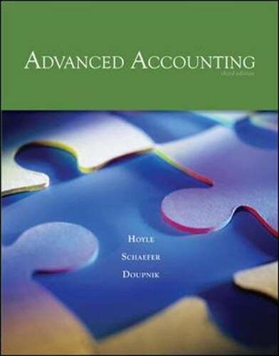 Advanced Accounting by Joe Ben Hoyle: Used