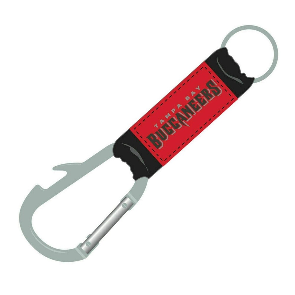 Tampa Bay Buccaneers 6-Inch Premium Keychain with Carabiner Clip and Bottle Opener