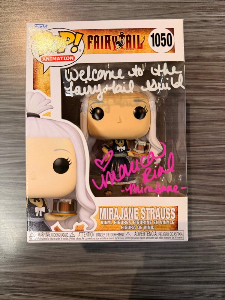 Funko POP! Animation: Fairytail - Mirajane Strauss (Signed/Monica Rial/JSA) #105