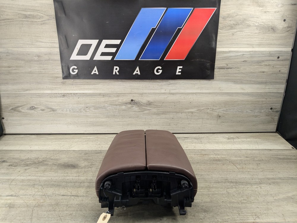 WEAR* OEM BMW G05 X5 Center Console Storage Compartment Armrest Leather Coffee