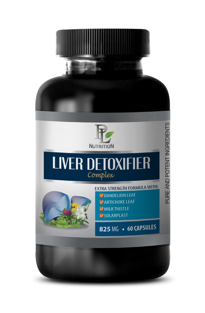 liver detox capsules - LIVER DETOXIFIER 825mg - dandelion leaf extract 1B
