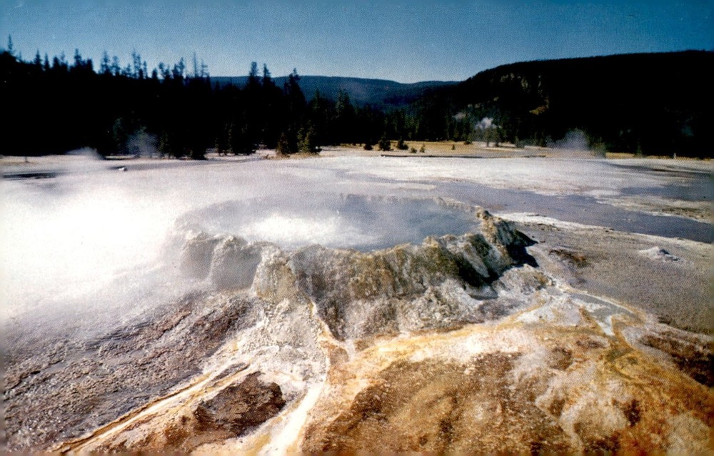 Punch Bowl Spring, Yellowstone National Park Postcard