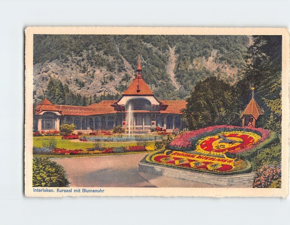 Postcard Kursaal Interlaken Switzerland