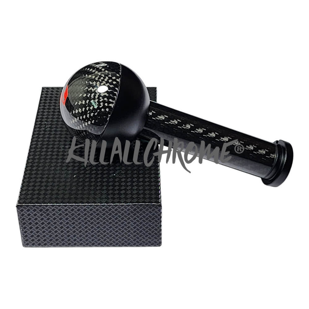 For 500 Abarth Gear Knob Real Carbon Fibre Scorpion GENUINE GEAR SHIFT 595 695