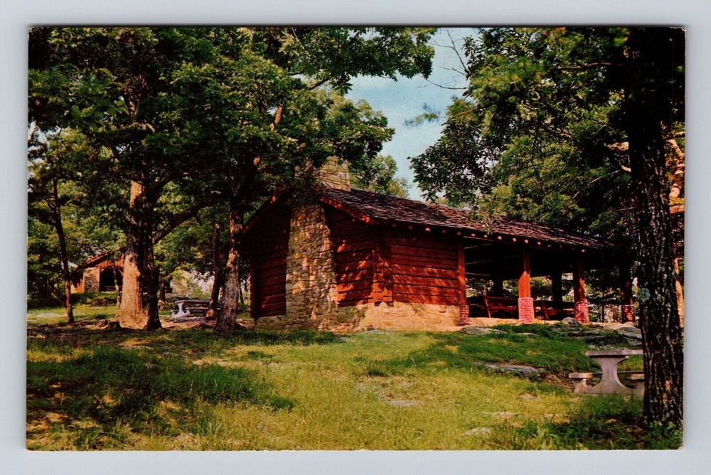 Chatsworth GA- Georgia, Fort Mountain State Park, Antique, Vintage Postcard