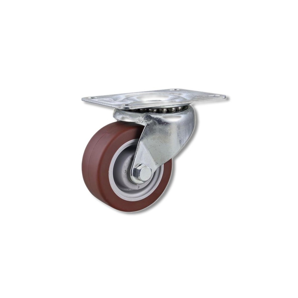 Projex 3 in Swivel Hard Rubber Rigid Caster 210 lb 9276