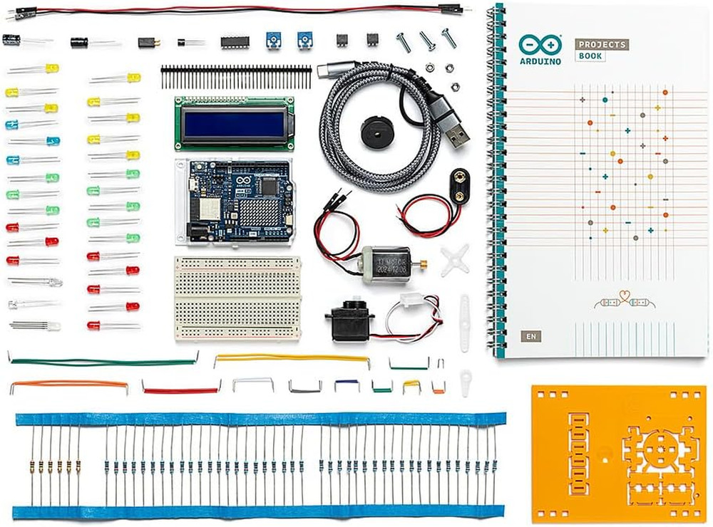 Starter Kit R4 [K000007_R4] – Learn Electronics and Coding with the UNO R4 Wifi