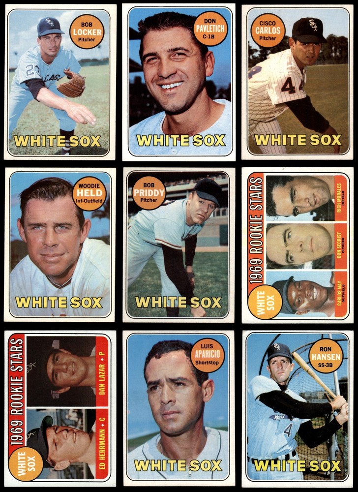 1969 Topps Chicago White Sox Near Team Set 5 - EX 4283892 (22 / 25 cards)