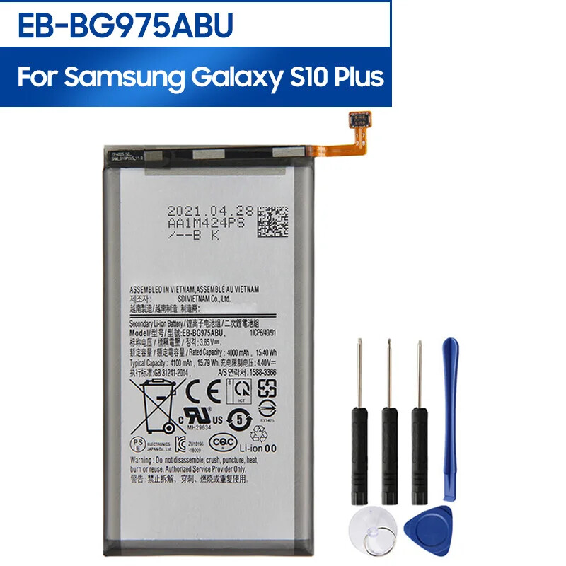 Replacement Phone Battery EB-BG975ABU For Samsung Galaxy S10+ S10 Plus G9750