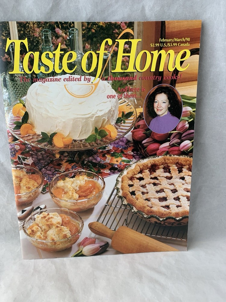 Taste of Home's Cooking Magazine Feb/March 1998                           R15-15