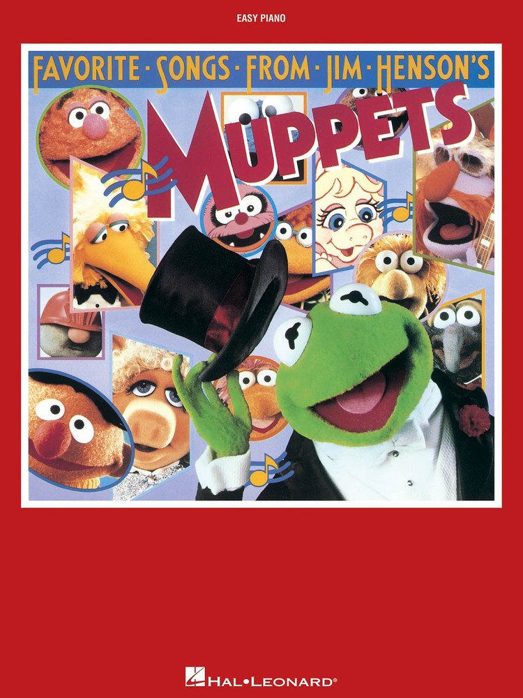 Favorite Songs Jim Henson Muppets Easy Piano Vocal Sheet Music Book