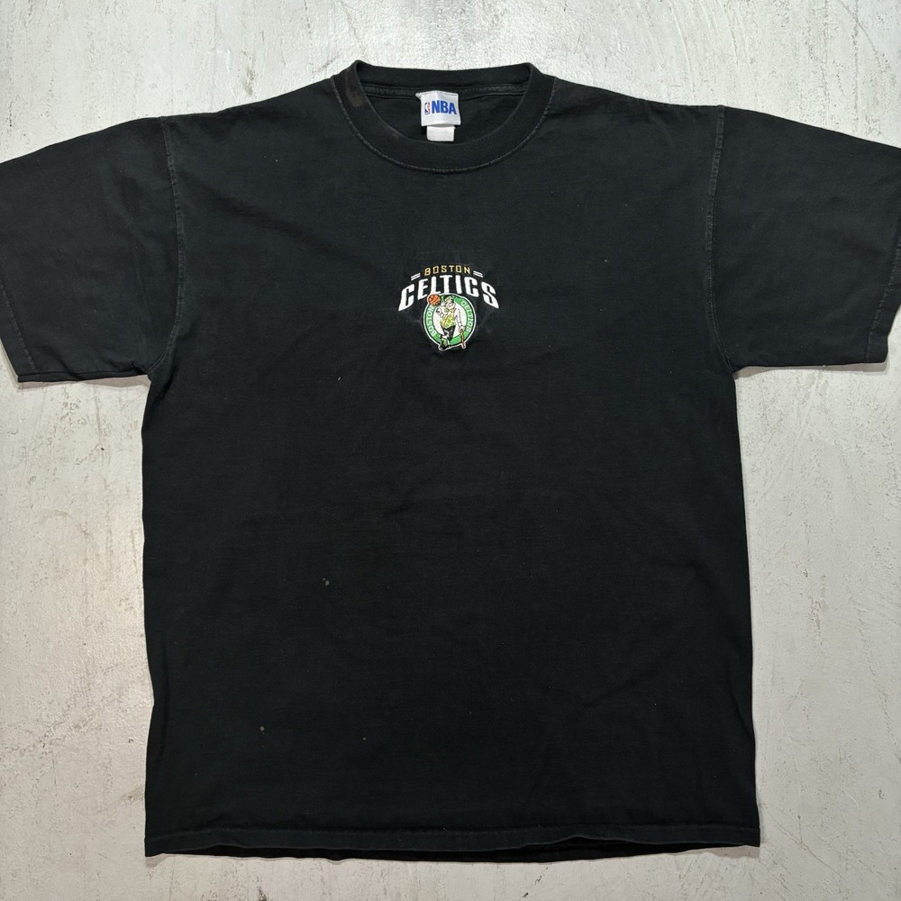 Vintage Boston Celtics NBA Basketball Embroidered Sportswear Sports T Shirt