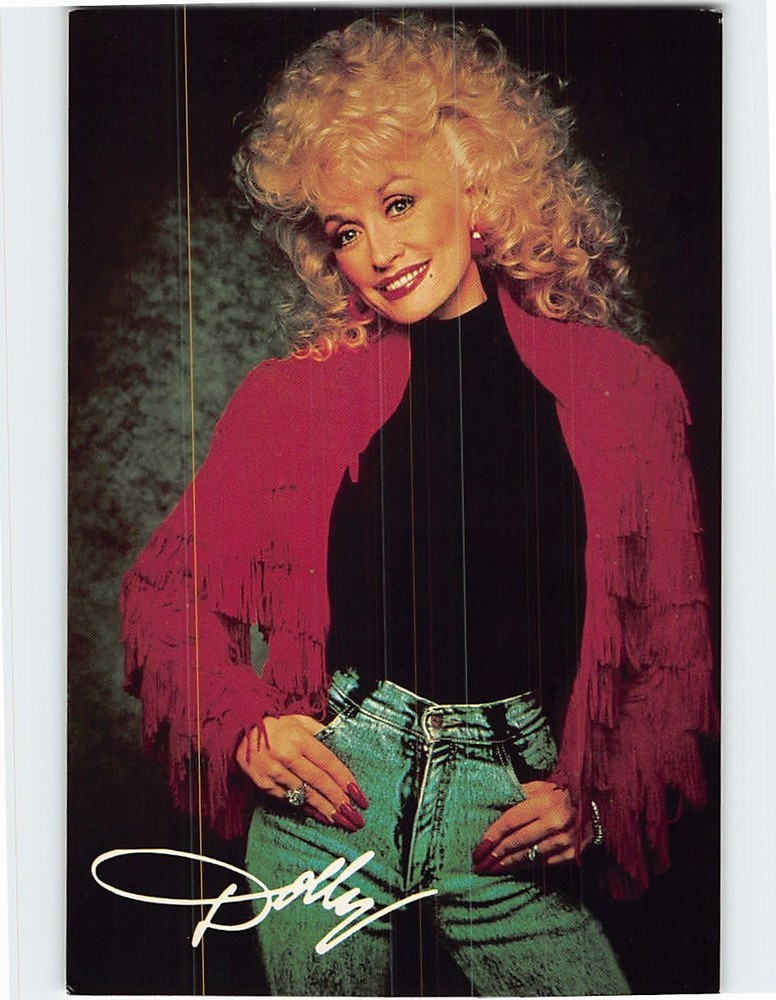 Postcard Dolly Parton Dollywood Pigeon Forge Tennessee USA