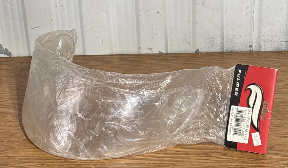 NOS Fulmer Motorcycle Helmet 1/2 Clear Replacement Shield For Fulmer AF655