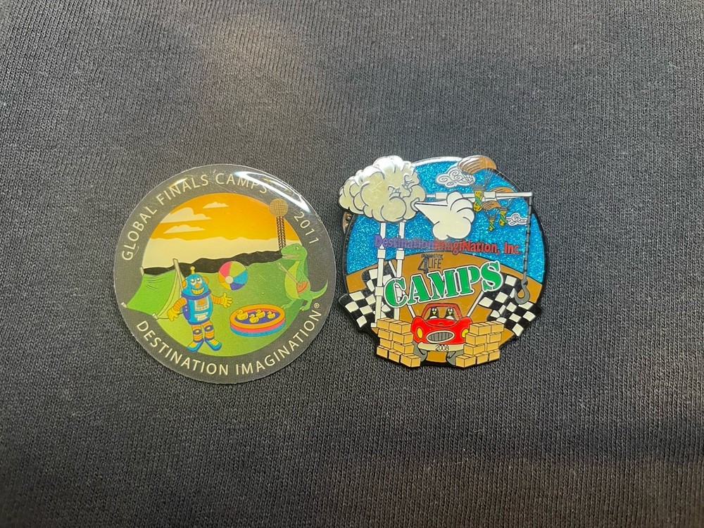 2008 2011 Destination Imagination Global Finals Camps Collectible Trading Pins