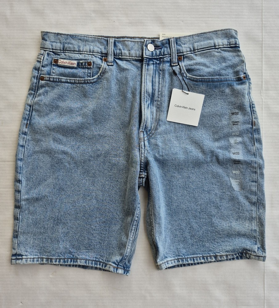 Calvin Klein Jeans Standard Classic Denim Shorts Size 32 Stretch