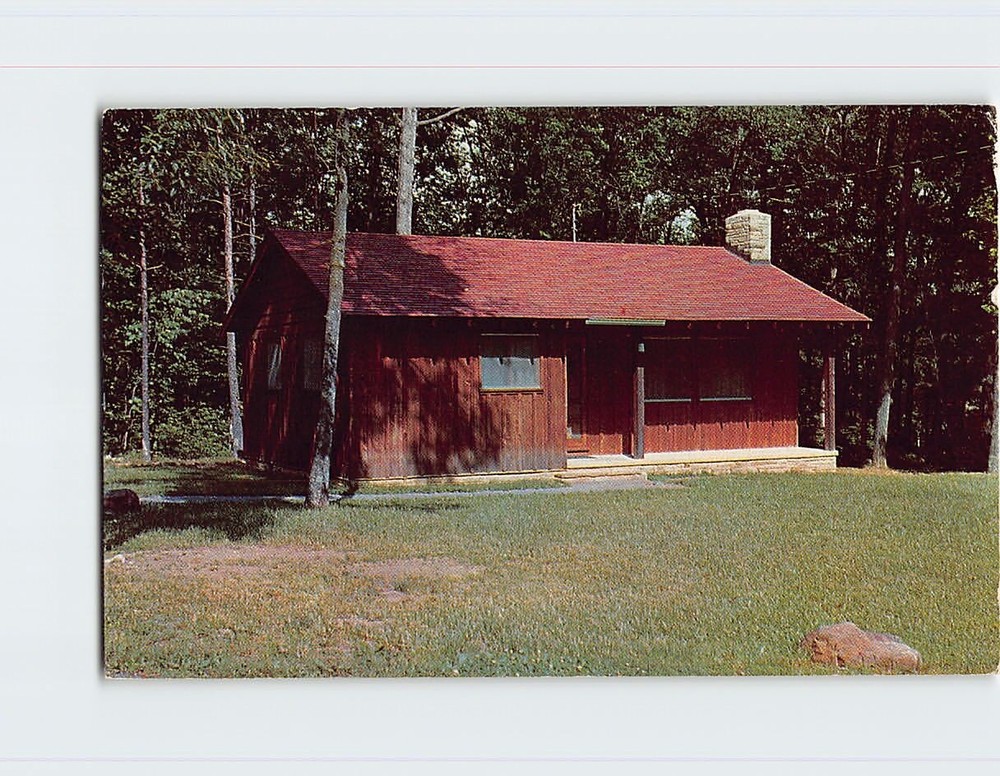 Postcard Deluxe Cabin Cacapon State Park West Virginia USA