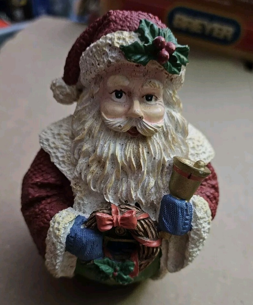 RUSS Sculpstone The Legend of Saint Nicholas SANTA Figure 4 1/4