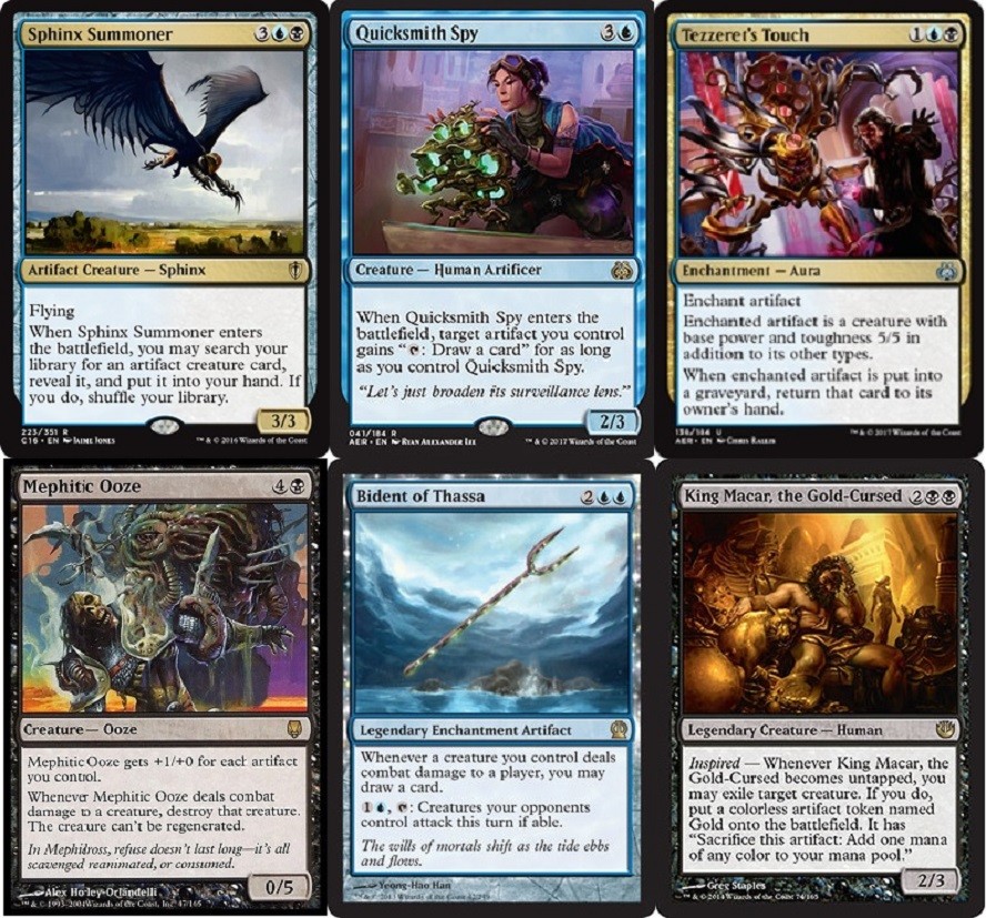 Tezzeret’s Masterpiece Black Blue MTG Deck - 60 Cards Magic Gathering