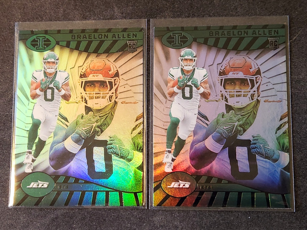 BRAELON ALLEN 2-CARD RC LOT 2024 Panini Illusions NEW YORK JETS
