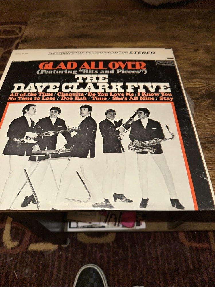 DAVE CLARK FIVE - Glad All Over - LP Vinyl  1964 MONO Epic LN 24093, Pre-owned