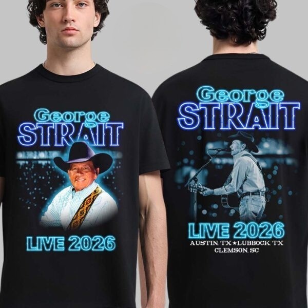 George Strait Live 2026 Photo Tour T-Shirt