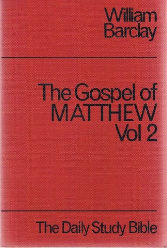 Matthew: v. 2 (Daily Study Bible) by Barclay, William Paperback Book The FastFREE US DELIVERY | ISBN: 0715200801 | Quality Books