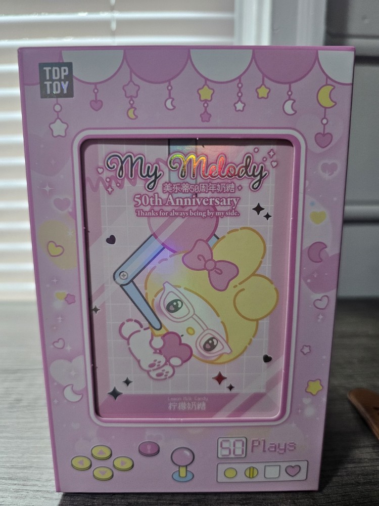 TOP TOY My Melody 50th Anniversary Milk Candy Blind Box Figurine Plush Pendant