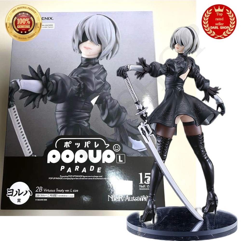 NieR:Automata 15th Anniversary Kuji 2B POP UP PARADE YoRHa Prize L Figure NEW