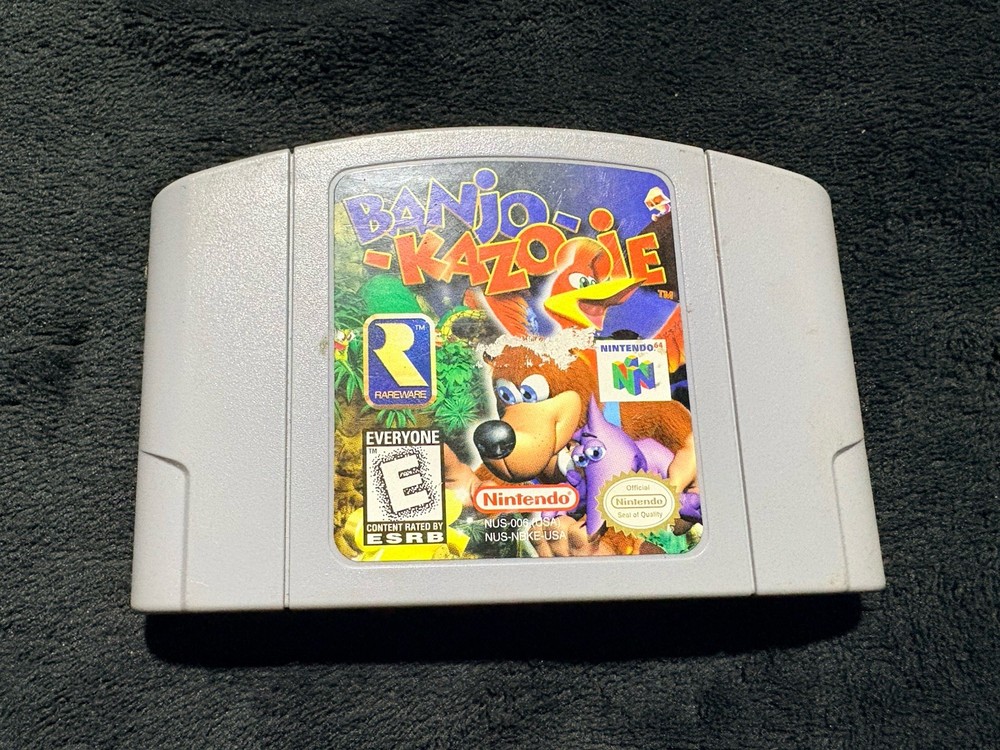 Banjo-Kazooie (Nintendo 64, N64 1998) AUTHENTIC Cartridge Only - USA