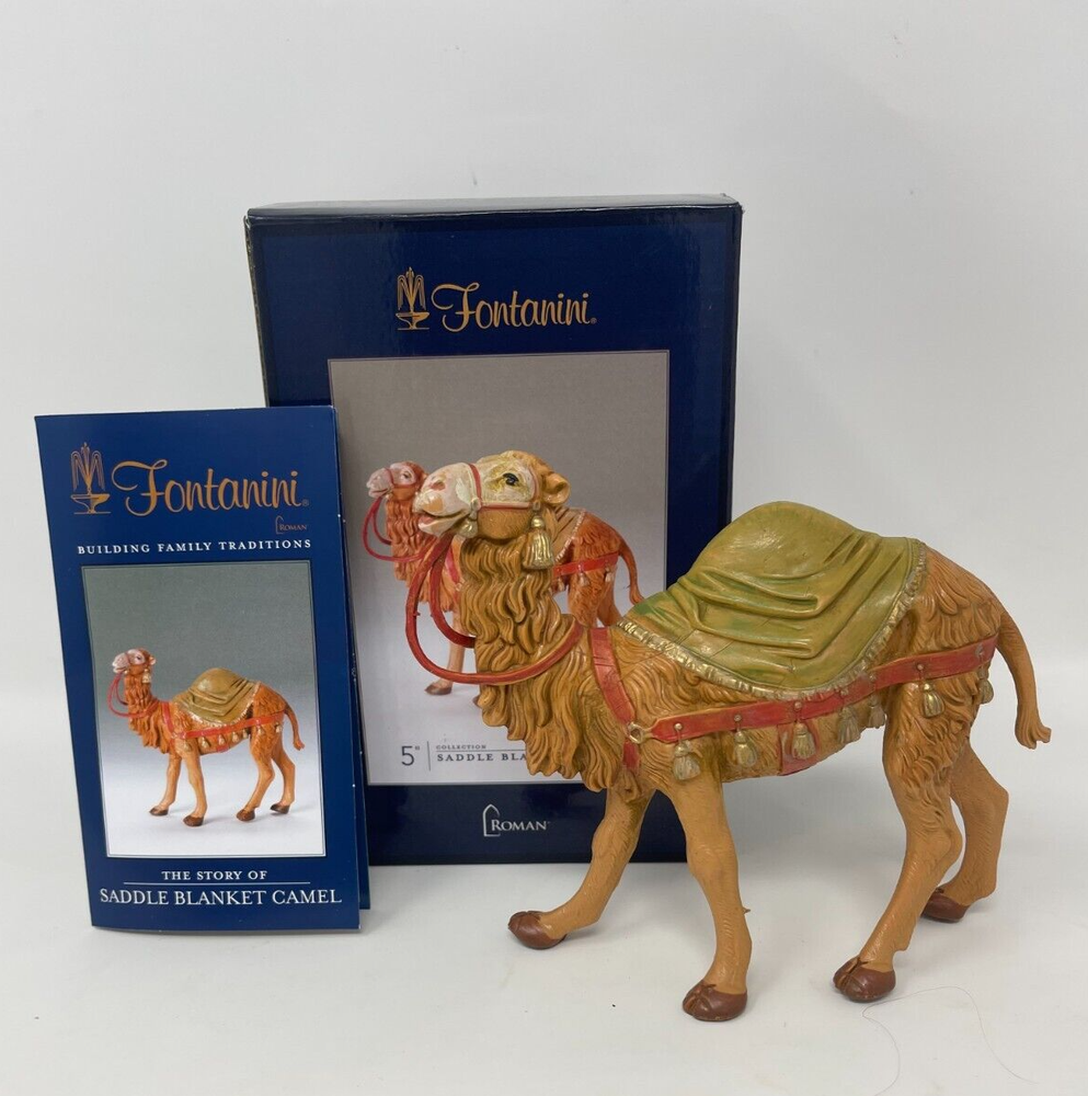 Fontanini Roman Saddle Blanket Camel Figure Statue 5