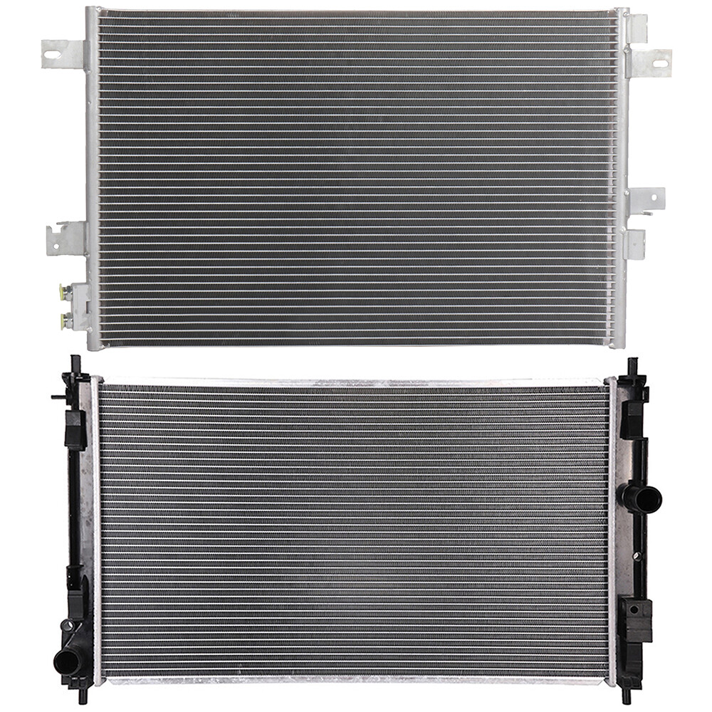 PICKOOR Aluminum Radiator AC Condenser Cooling Kit for Chrysler 200 Sebring