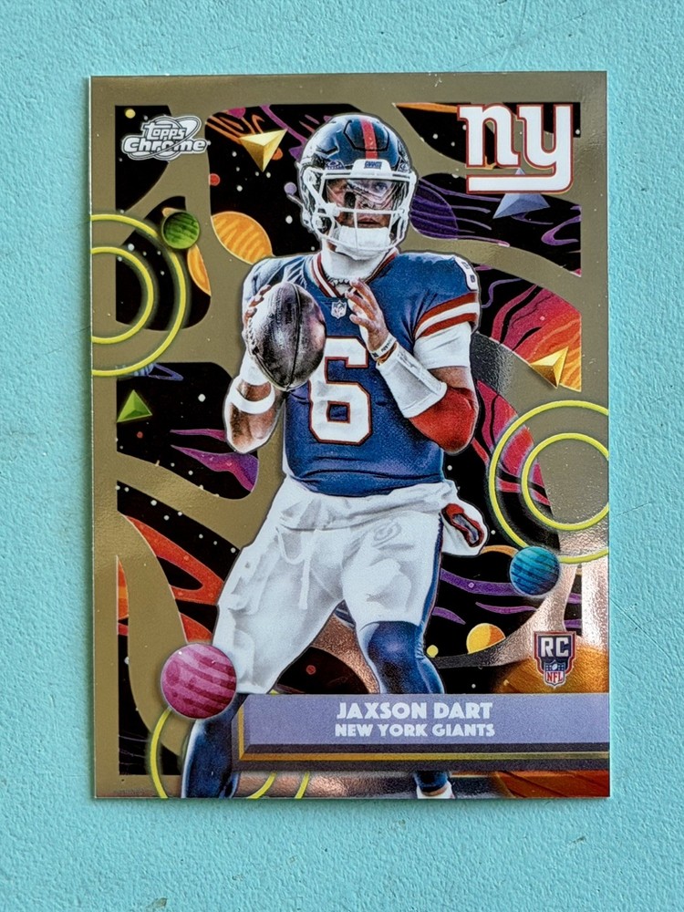 Topps 2025 Chrome Cosmic Jaxson Dart Rookie RC New York Giants #174